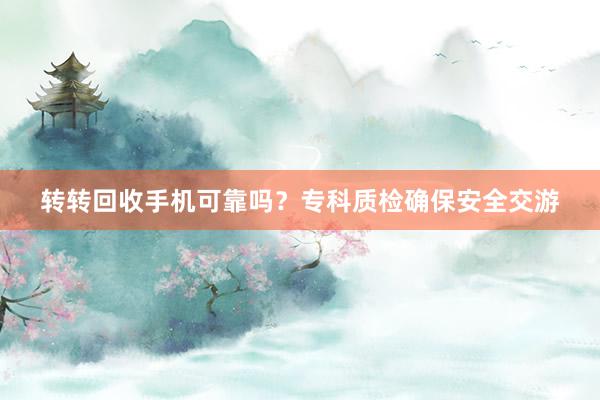 转转回收手机可靠吗？专科质检确保安全交游